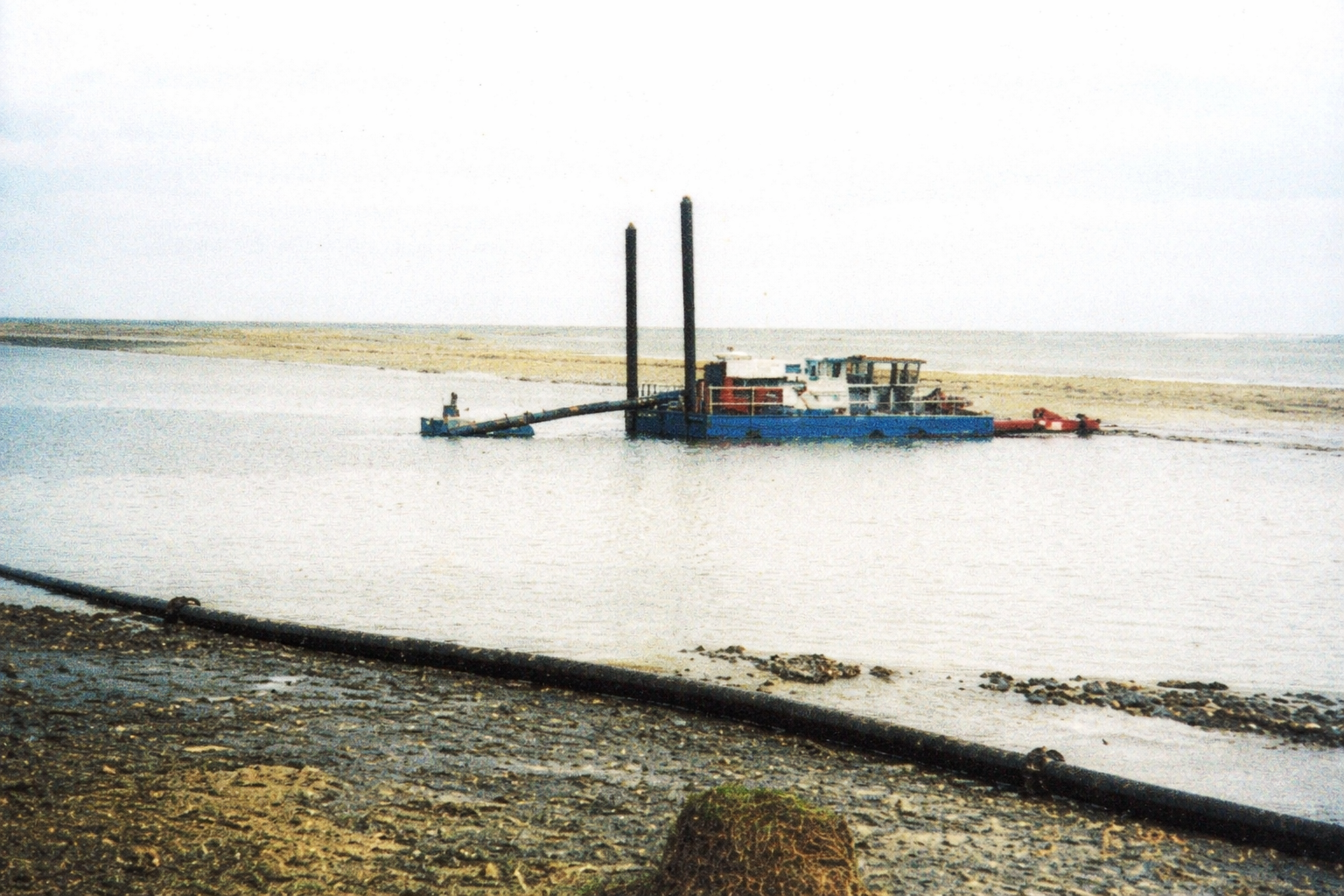 Launching of Ellicott Dredging Machine