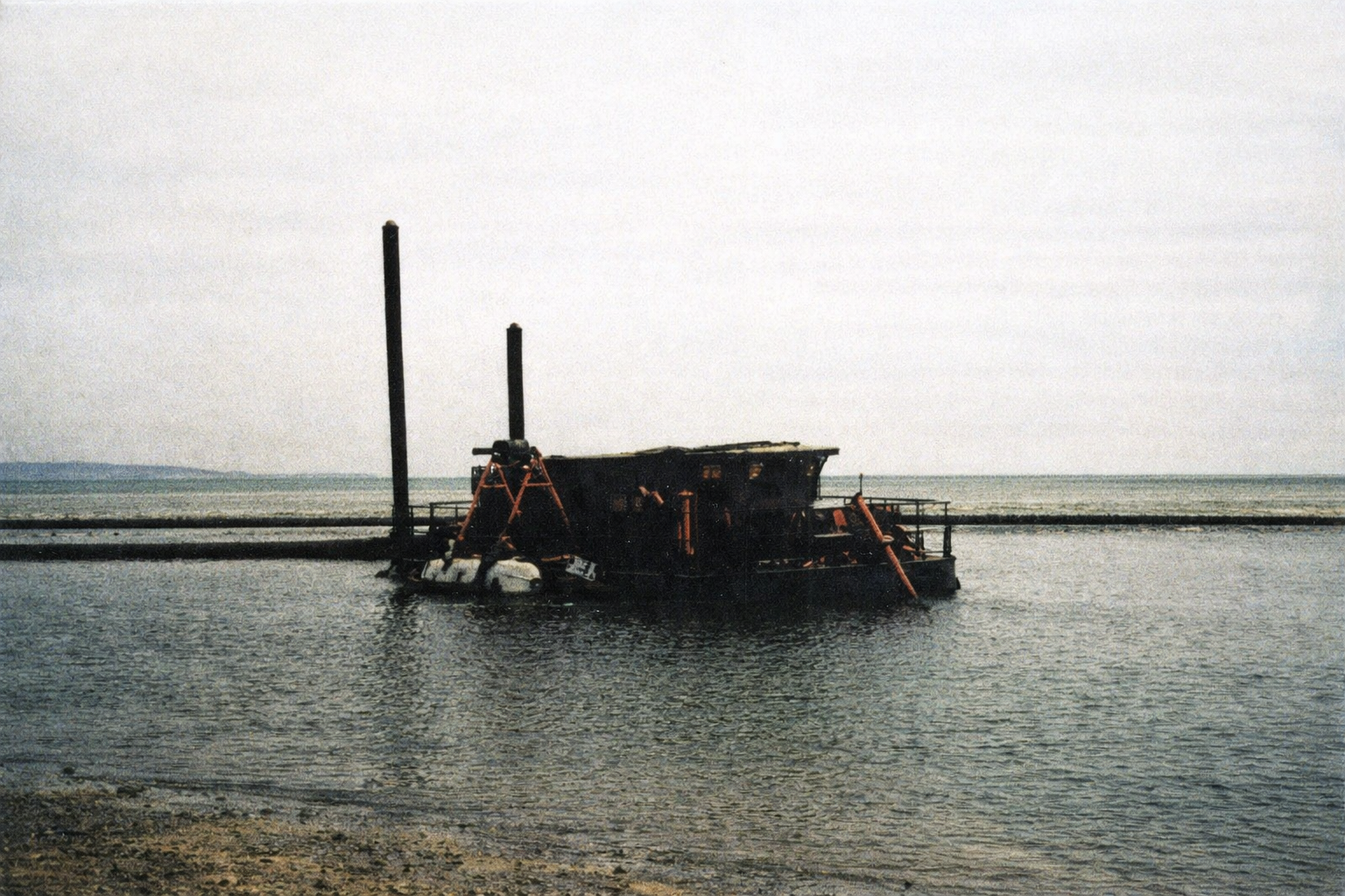 Launching of Ellicott Dredging Machine