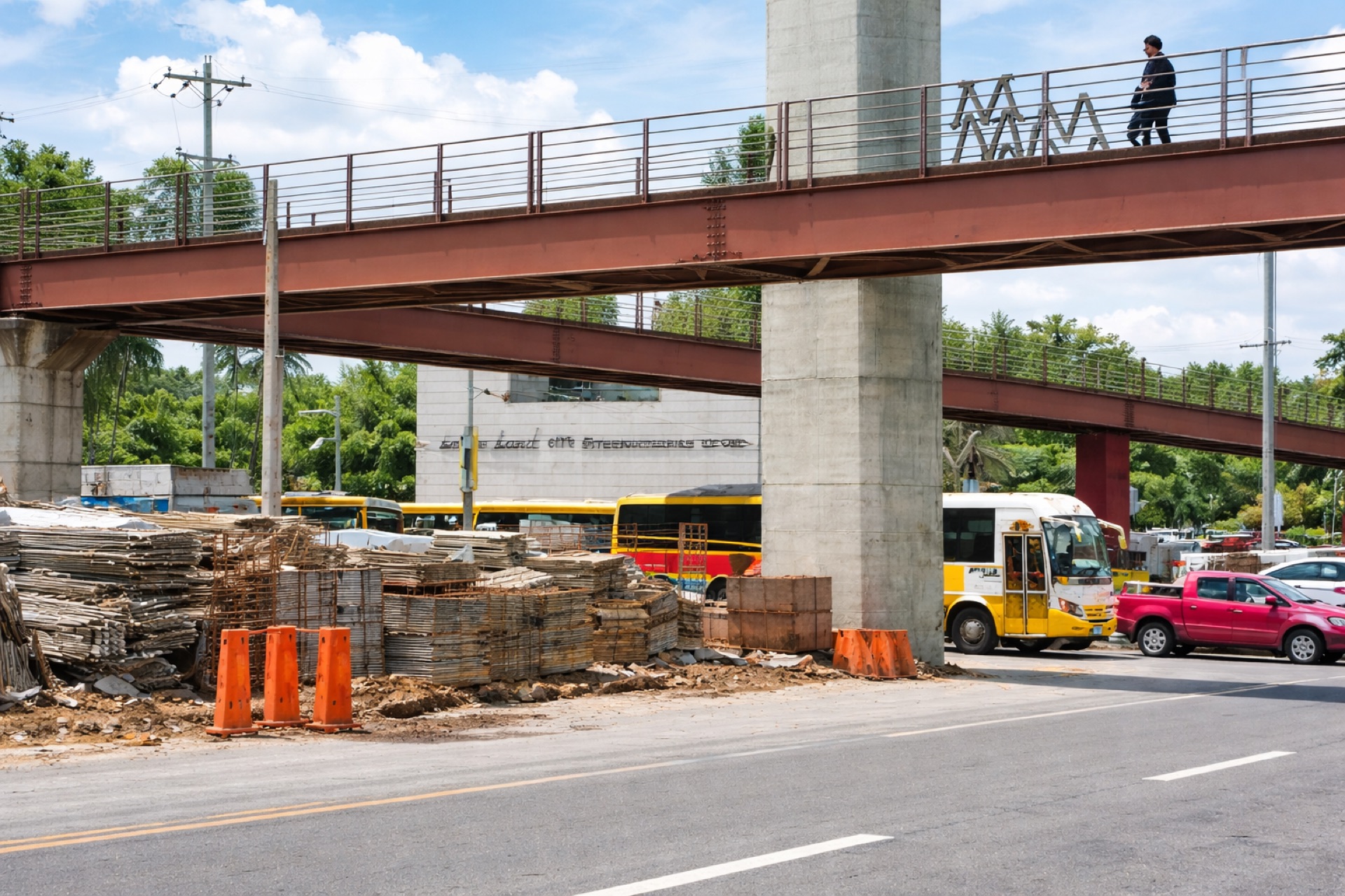 MMDA Steel Foot Bridge