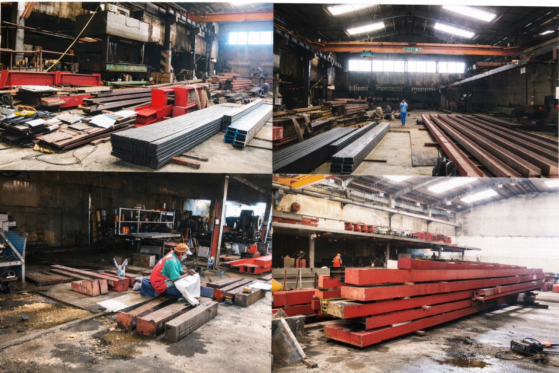 Structural Steel Frames Commercial Arcade